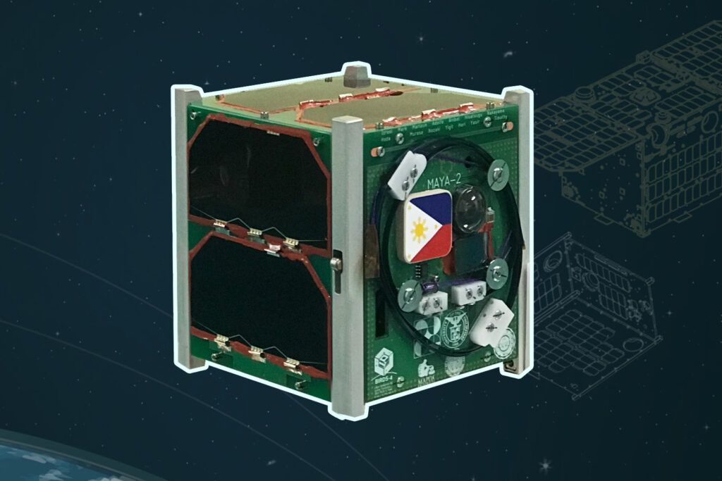‘Maya2’ Fourth Pinoymade satellites have been launched into space