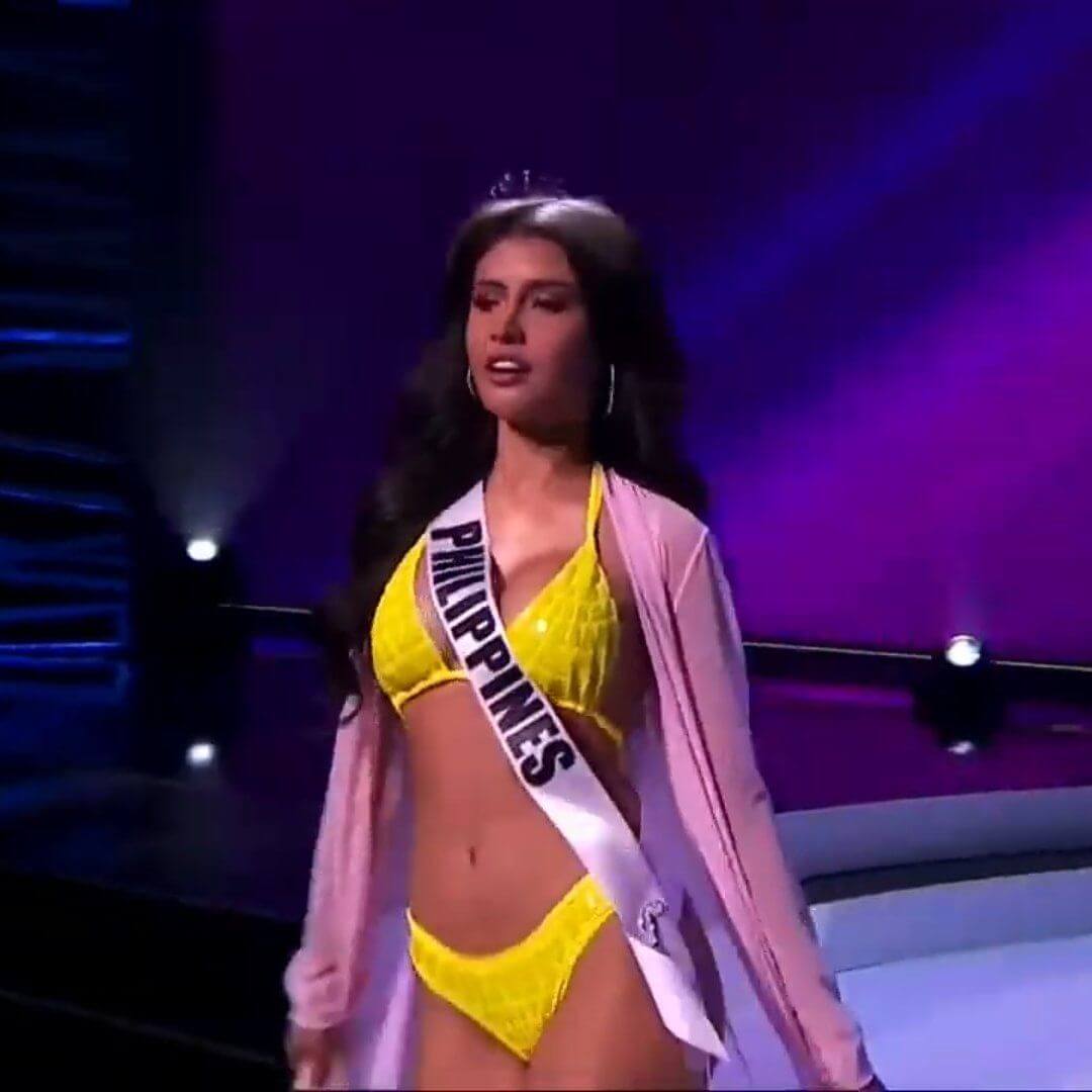 Aribarabiya Rabiya Mateo Stuns In Hot Yellow Bikini At The 69th Miss Universe Preliminary